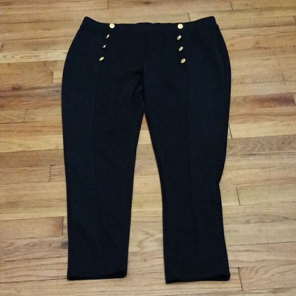 Shein Curve Women's High Waisted Black Pants sz 3XL - Picture 1 of 7